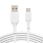 Belkin BoostCharge USB Type-C kabel 1m Hvid